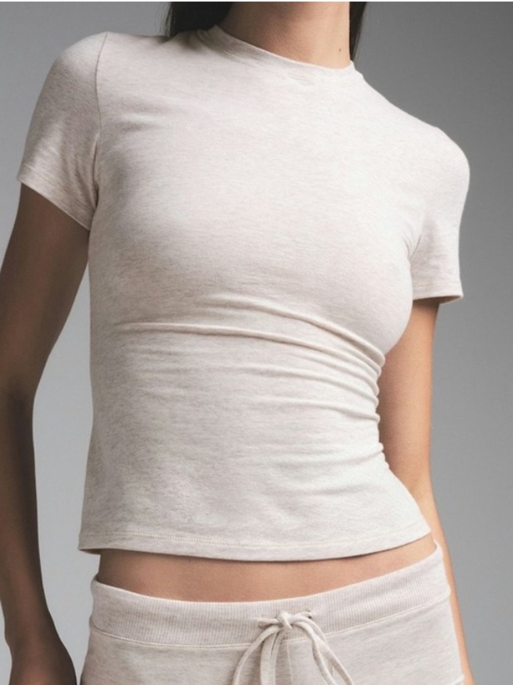 Skims Cotton Jersey Short Sleeve T-Shirt